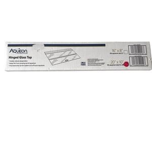 Aqueon Hinged Glass Aquarium Top 20” x 10” *New*